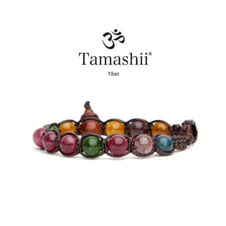 BRACCIALE MIXED COLOUR STONE TAMASHII 1 GIRO BHS900-314 TAMASHII