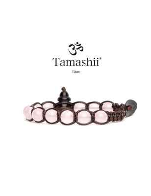 BRACCIALE GIADA ROSA SHUNGITE TAMASHII 1 GIRO BHSS900-199 TAMASHII
