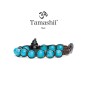 BRACCIALE GIADA VERDE ACQUA SHUNGITE TAMASHII 1 GIRO BRACCIALE GIADA VERDE ACQUA SHUNGITE TAMASHII 1 GIRO