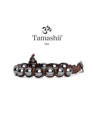 BRACCIALE EMATITE E SHUNGITE TAMASHII 1 GIRO BHSS900-22 TAMASHII