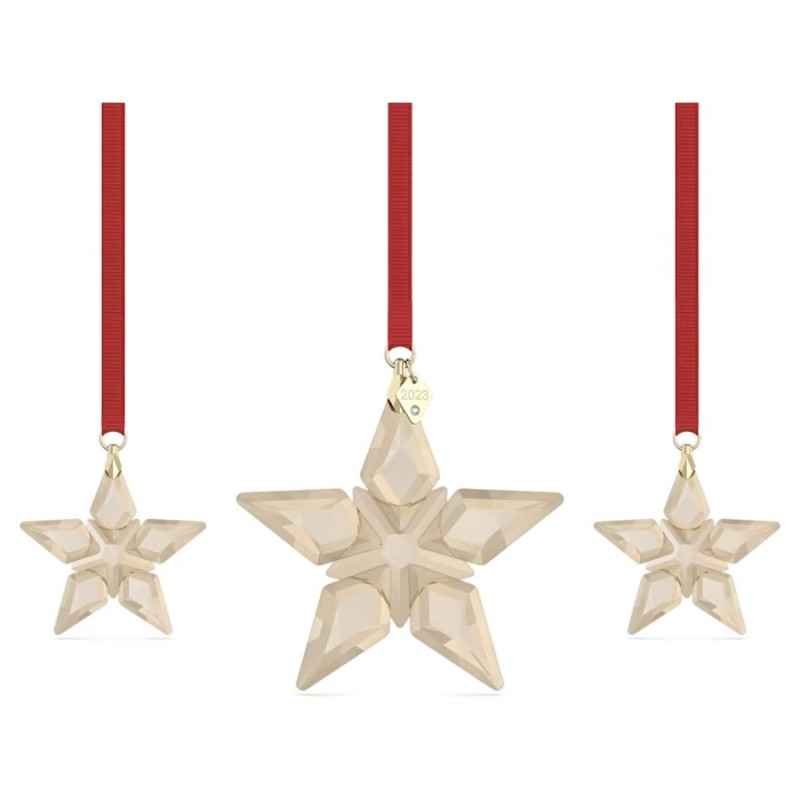 DECORAZIONE 2023 SET STELLE DI NATALE SWAROVSKI DECORAZIONE 2023 SET STELLE DI NATALE SWAROVSKI