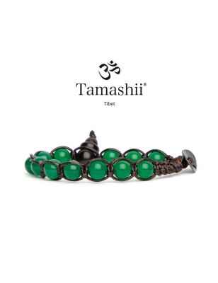 BRACCIALE AGATA VERDE SHUNGITE TAMASHII 1 GIRO BHSS900-12 TAMASHII