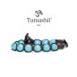 BRACCIALE TURCHESE SHUNGITE TAMASHII 1 GIRO BRACCIALE TURCHESE SHUNGITE TAMASHII 1 GIRO