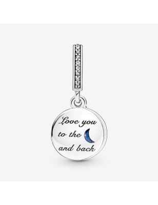 CHARM PENDENTE TO THE MOON AND BACK PANDORA 799645C01 PANDORA