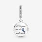 CHARM PENDENTE TO THE MOON AND BACK PANDORA CHARM PENDENTE TO THE MOON AND BACK PANDORA
