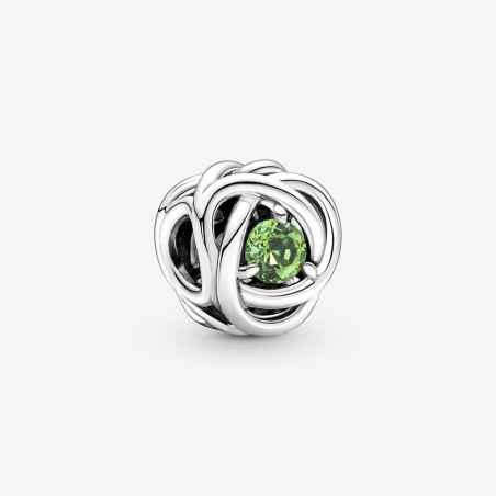 CHARM CERCHIO ETERNO VERDE AGOSTO DONNA PANDORA 790065C03 PANDORA