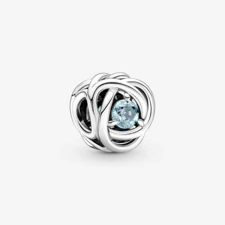 CHARM CERCHIO ETERNO AZZURRO MARZO DONNA PANDORA 790065C09 PANDORA