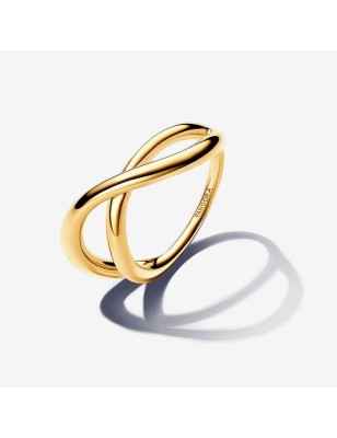 ANELLO INFINITO LINEA SINUOSA PLACCATO ORO MIS.50 PANDORA  163318C00-50 PANDORA