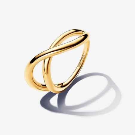 ANELLO INFINITO LINEA SINUOSA PLACCATO ORO MIS.50 PANDORA  163318C00-50 PANDORA