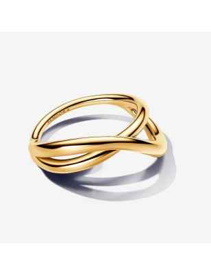 ANELLO INFINITO LINEA SINUOSA PLACCATO ORO MIS.56 PANDORA  163318C00-56 PANDORA