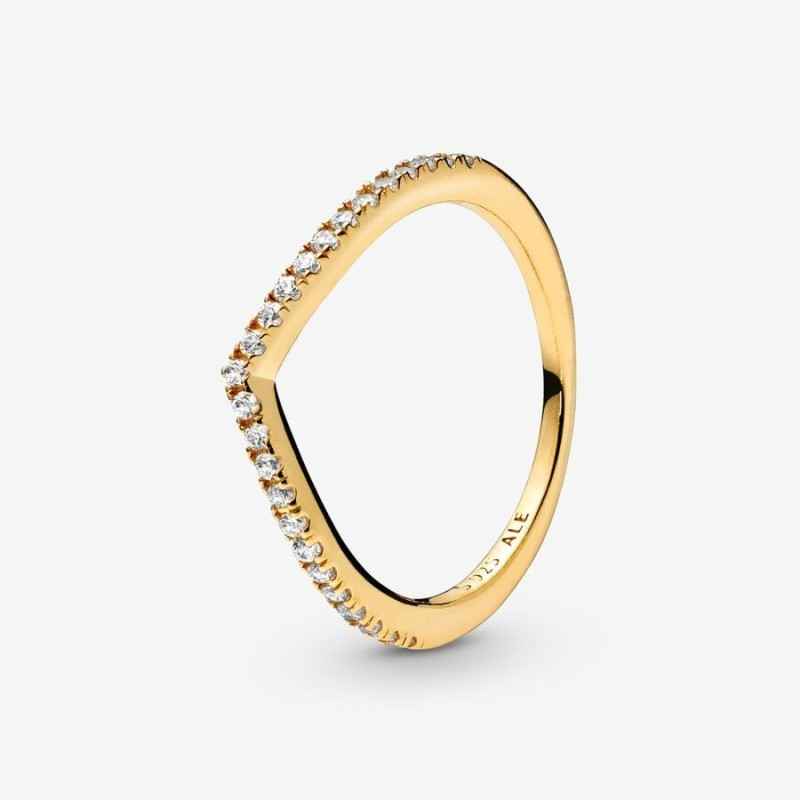 ANELLO DESIDERIO SCINTILLANTE PLACCATO ORO MIS.52 PANDORA ANELLO DESIDERIO SCINTILLANTE PLACCATO ORO MIS.52 PANDORA