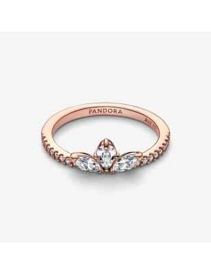 ANELLO HERBARIUM PETALI LUMINOSI PVD ORO ROSA MIS.60 PANDORA 182392C01-60 PANDORA