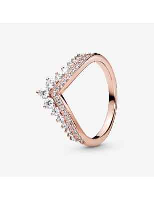 ANELLO DESIDERIO PRINCIPESCO PVD ORO ROSA MIS.48 PANDORA 187736CZ-48 PANDORA