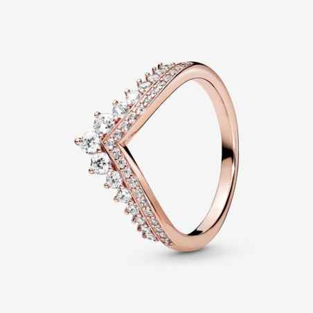 ANELLO DESIDERIO PRINCIPESCO PVD ORO ROSA MIS.48 PANDORA 187736CZ-48 PANDORA