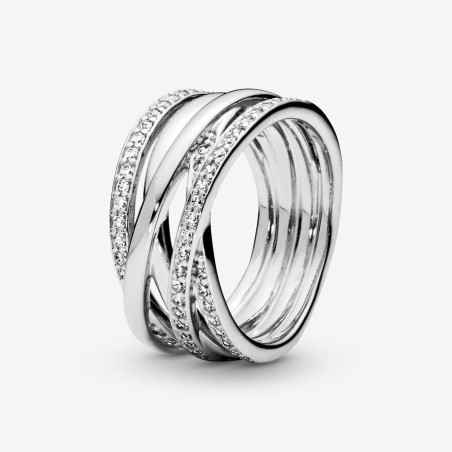 ANELLO FASCIA INTRECCIATA MIS.48 DONNA PANDORA  190919CZ-48 PANDORA
