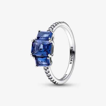ANELLO TRILOGY PIETRE BLU MIS.48 DONNA PANDORA  192389C01-48 PANDORA