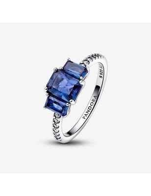 ANELLO TRILOGY PIETRE BLU MIS.48 DONNA PANDORA  192389C01-48 PANDORA