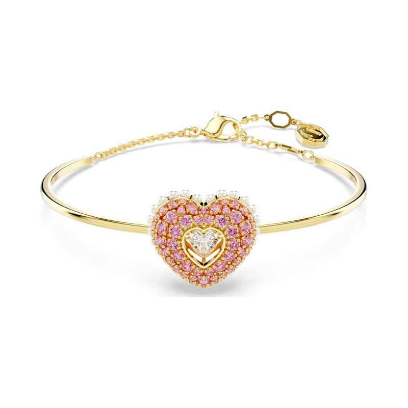 BRACCIALE RIGIDO HYPERBOLA CUORE ROSA DONNA SWAROVSKI BRACCIALE RIGIDO HYPERBOLA CUORE ROSA DONNA SWAROVSKI