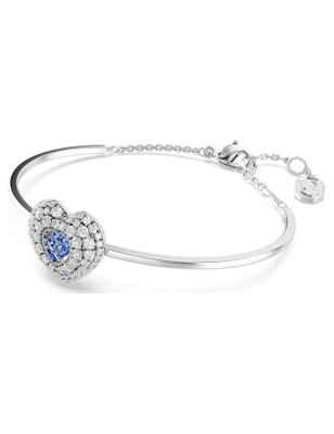 BRACCIALE RIGIDO HYPERBOLA CUORE BLU DONNA SWAROVSKI 
