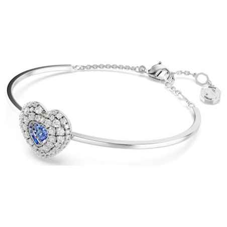 BRACCIALE RIGIDO HYPERBOLA CUORE BLU DONNA SWAROVSKI 