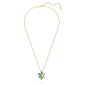 COLLANA GEMA PENDENTE FIORE VERDE DONNA SWAROVSKI COLLANA GEMA PENDENTE FIORE VERDE DONNA SWAROVSKI