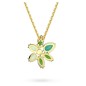COLLANA GEMA PENDENTE FIORE VERDE DONNA SWAROVSKI COLLANA GEMA PENDENTE FIORE VERDE DONNA SWAROVSKI