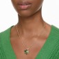COLLANA GEMA PENDENTE FIORE VERDE DONNA SWAROVSKI COLLANA GEMA PENDENTE FIORE VERDE DONNA SWAROVSKI