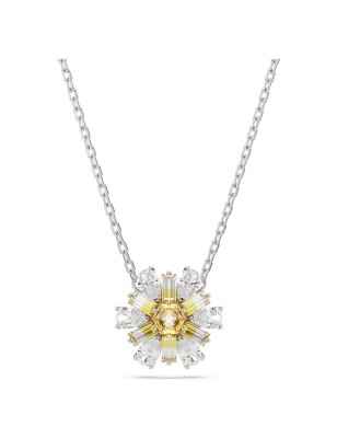 COLLANA PENDENTE IDYLLIA FIORE GIALLO RODIO DONNA SWAROVSKI 