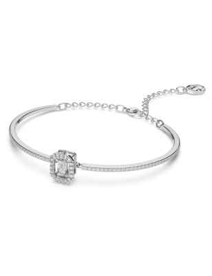 BRACCIALE RIGIDO MILLENIA PAVE' BIANCO DONNA SWAROVSKI MILLENIA 5638494 SWAROVSKI