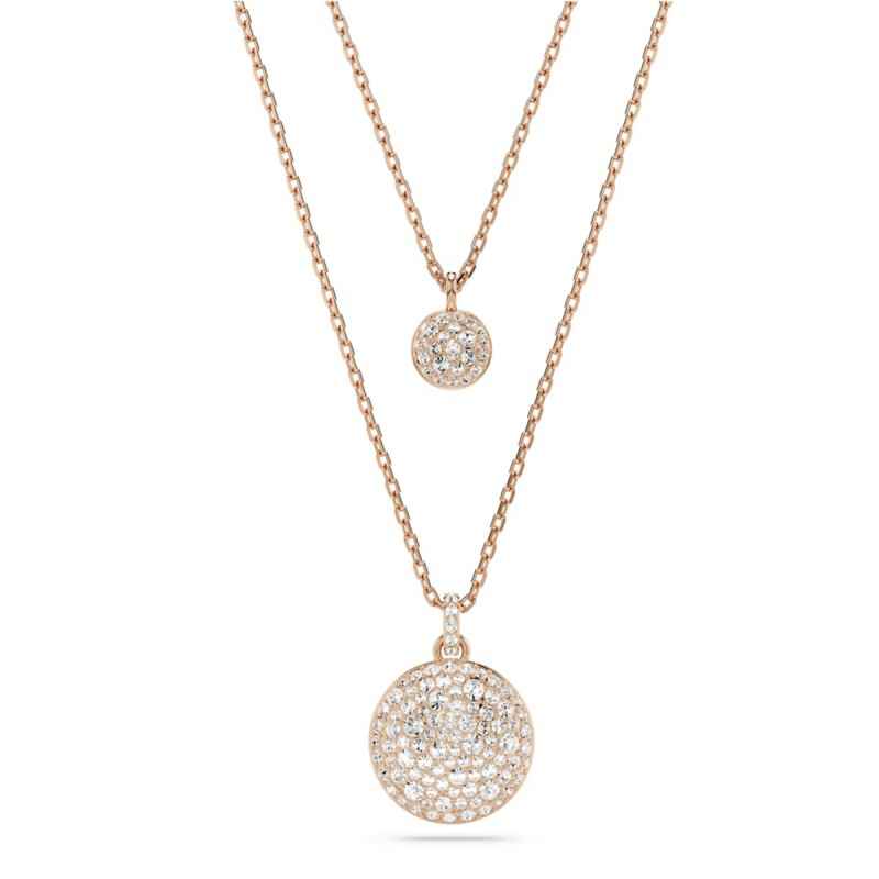 COLLANA PENDENTE STRATIFICATO METEORA ROSE DONNA SWAROVSKI COLLANA PENDENTE STRATIFICATO METEORA ROSE DONNA SWAROVSKI