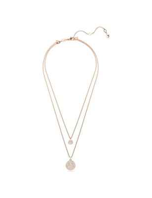 COLLANA PENDENTE STRATIFICATO METEORA ROSE DONNA SWAROVSKI 