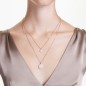 COLLANA PENDENTE STRATIFICATO METEORA ROSE DONNA SWAROVSKI COLLANA PENDENTE STRATIFICATO METEORA ROSE DONNA SWAROVSKI
