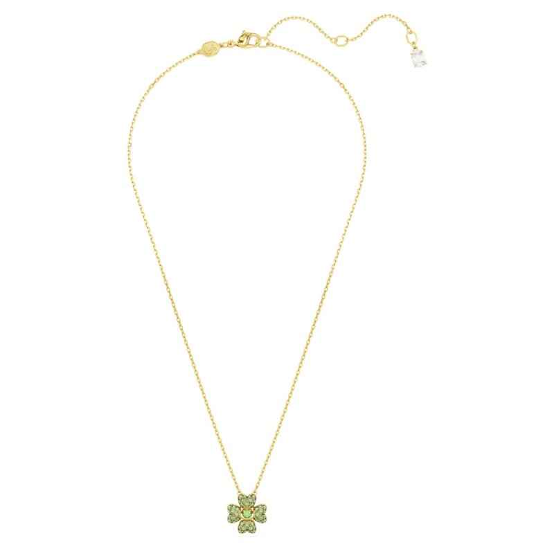 COLLANA PENDENTE QUADRIFOGLIO VERDE DONNA SWAROVSKI COLLANA PENDENTE QUADRIFOGLIO VERDE DONNA SWAROVSKI