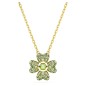 COLLANA PENDENTE QUADRIFOGLIO VERDE DONNA SWAROVSKI COLLANA PENDENTE QUADRIFOGLIO VERDE DONNA SWAROVSKI