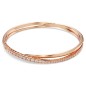 BRACCIALE TWIST COLOR ORO ROSA DONNA SWAROVSKI BRACCIALE TWIST COLOR ORO ROSA DONNA SWAROVSKI