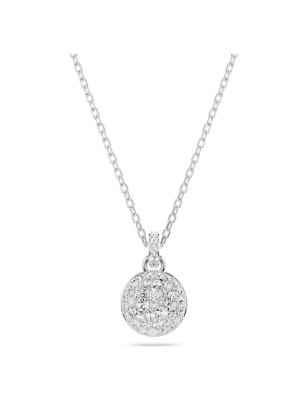 COLLANA METEORA BIANCA PLACCATA RODIO DONNA SWAROVSKI  5683446 SWAROVSKI