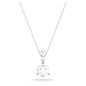 COLLANA STILLA BIANCO DONNA SWAROVSKI SOLITAIRE COLLANA STILLA BIANCO DONNA SWAROVSKI SOLITAIRE