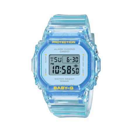 OROLOGIO AZZURRO TRASPARENTE BAMBINO CASIO BABY-G BGD-565SJ-2ER CASIO
