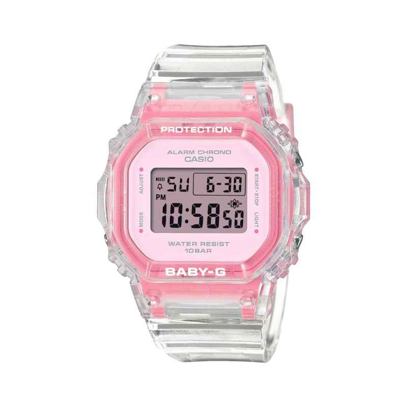 OROLOGIO ROSA TRASPARENTE BAMBINO CASIO BABY-G OROLOGIO ROSA TRASPARENTE BAMBINO CASIO BABY-G