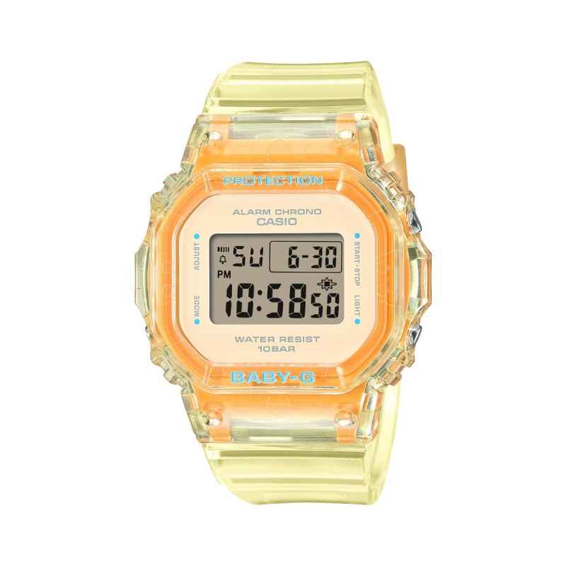 OROLOGIO TRASPARTENTE GIALLO BAMBINO CASIO BABY-G OROLOGIO TRASPARTENTE GIALLO BAMBINO CASIO BABY-G