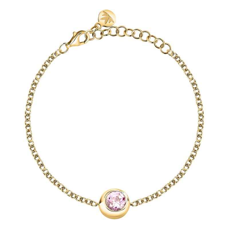BRACCIALE QUARZO ROSA DORATO TESORI ETERNI DONNA MORELLATO BRACCIALE QUARZO ROSA DORATO TESORI ETERNI DONNA MORELLATO