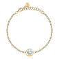 BRACCIALE TOPAZIO BLU DORATO TESORI ETERNI DONNA MORELLATO BRACCIALE TOPAZIO BLU DORATO TESORI ETERNI DONNA MORELLATO
