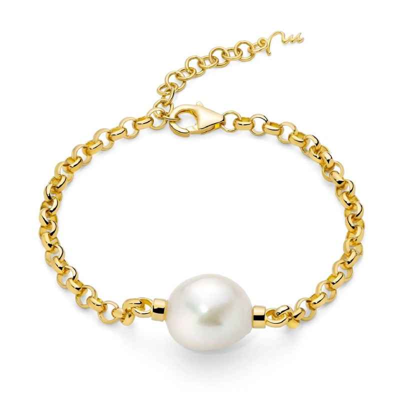 BRACCIALE PERLA DORATO GIOCHI DI PERLE DONNA MILUNA BRACCIALE PERLA DORATO GIOCHI DI PERLE DONNA MILUNA