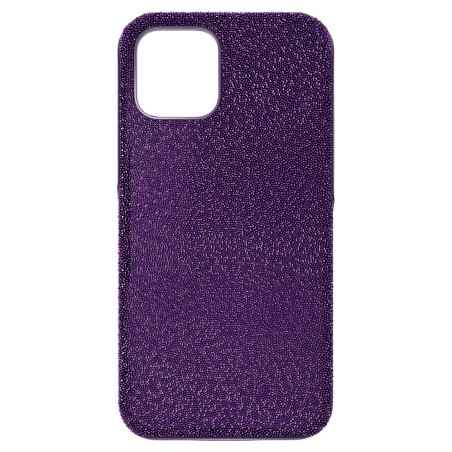 CUSTODIA HIGH IPHONE® 12/12 PRO VIOLA DONNA SWAROVSKI 