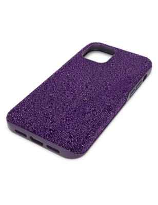 CUSTODIA HIGH IPHONE® 12/12 PRO VIOLA DONNA SWAROVSKI  5622309 SWAROVSKI