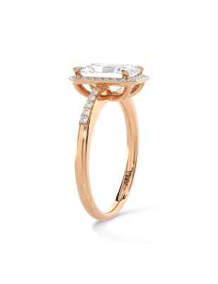 ANELLO ORO ROSA DIAMANTI COLTIVATI DONNA AMA  AMA-AN-402-16 AMA