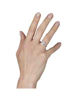 ANELLO ORO ROSA DIAMANTI COLTIVATI DONNA AMA  AMA-AN-402-16 AMA