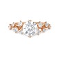 ANELLO ORO ROSA DIAMANTI COLTIVATI DONNA AMA ANELLO ORO ROSA DIAMANTI COLTIVATI DONNA AMA