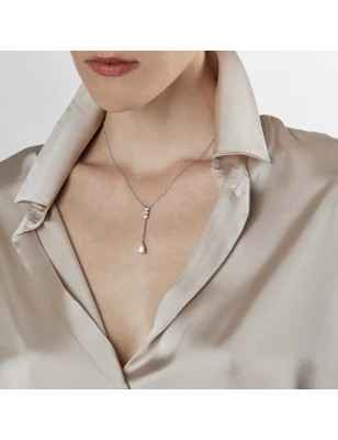 COLLANA IN ORO BIANCO E DIAMANTI COLTIVATI DONNA AMA  AMA-GI-2061-16 AMA