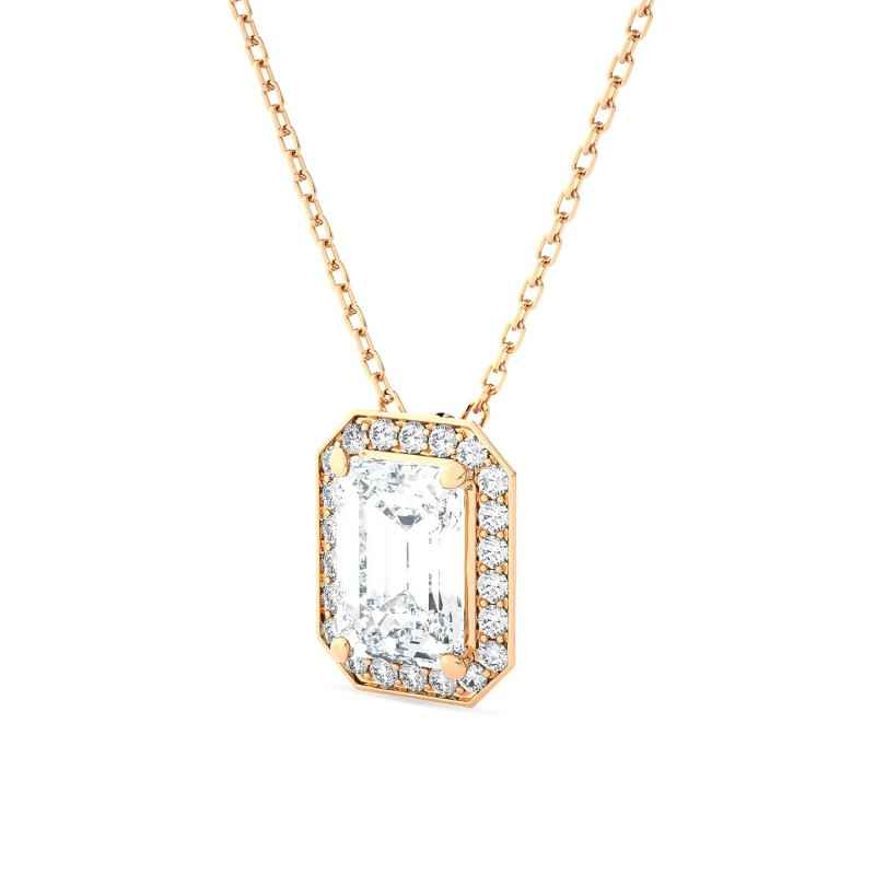 COLLANA ORO ROSA DIAMANTI COLTIVATI DONNA AMA COLLANA ORO ROSA DIAMANTI COLTIVATI DONNA AMA
